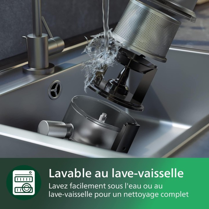 Blender haute vitesse Philips 2L - Flip&Juice, ProBlend Ultra, centrifugeuse intégrée