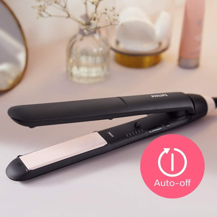Fer à lisser Philips plaques céramique noir – Fini lisse, température 160°C