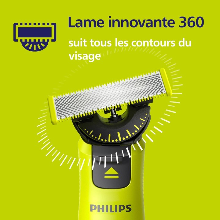 Lames de rechange OneBlade 360 - Lot de 4 pour Philips OneBlade et OneBlade Pro