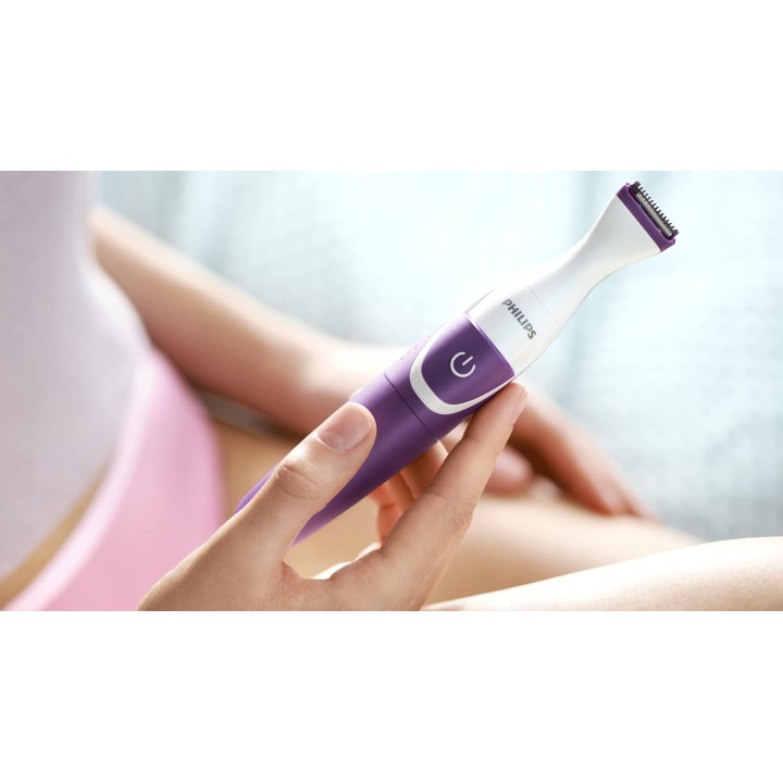 Épilateur compact filaire Philips avec tondeuse bikini et tête lavable - 2 vitesses