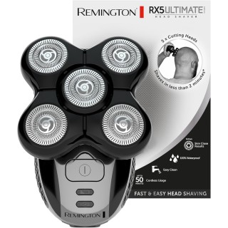 Rasoir électrique tête Remington RX5 XR1501 - 5 têtes rotatives - Autonomie 50 min - Étanche