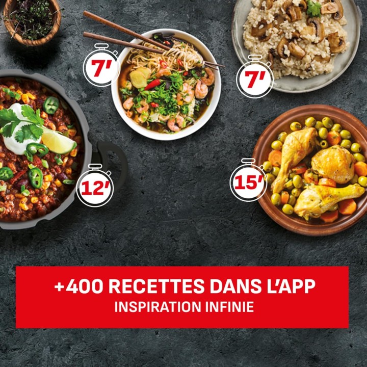 Cocotte-minute inox 9L éco-conçue SEB – Sécurité, induction, fabrication française