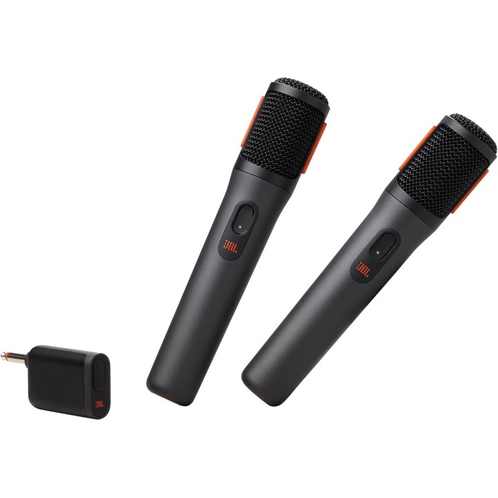 Microphones sans fil JBL Partybox – 2 micros, 20h autonomie, connexion stable, noir