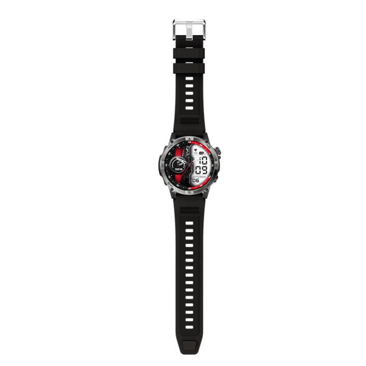 Montre connectée AMOLED GPS Ultra Pro 1,43'' - acier inoxydable noir NASA