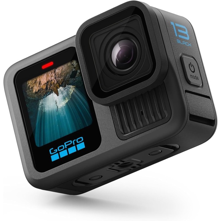 Caméra d'action GoPro HERO13 Black - Vidéo 5,3K60 - Étanche - Stabilisation avancée