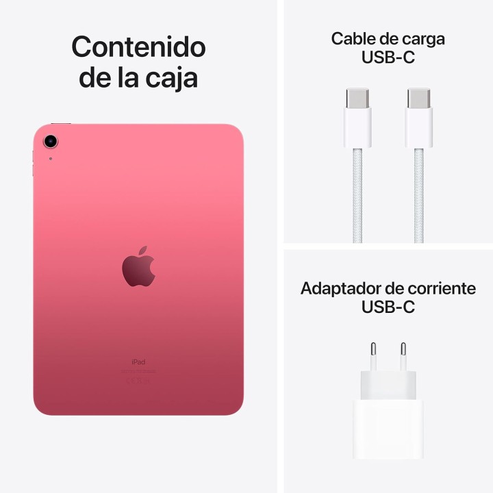 iPad 10e génération Wi-Fi 256 Go rose - Écran Liquid Retina 10,9 pouces