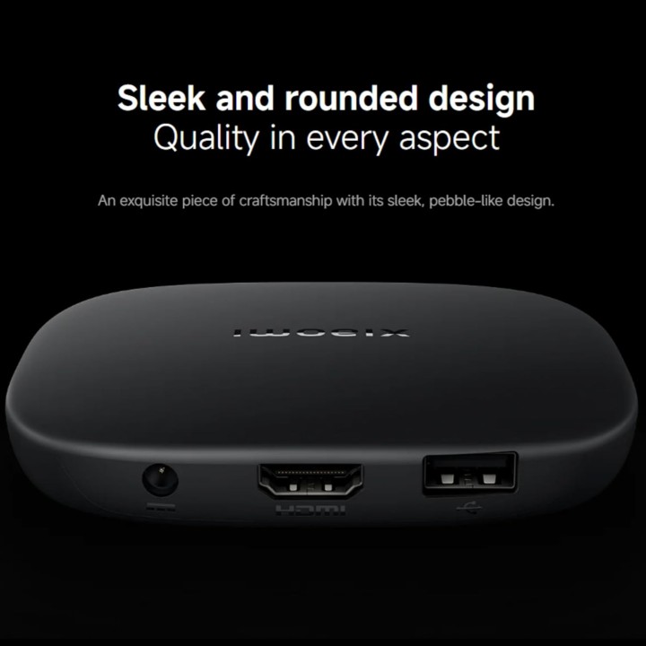 Box TV connectée XIAOMI TV Box S 3rd Gen - 4K Ultra HD, Wi-Fi, Dolby Atmos