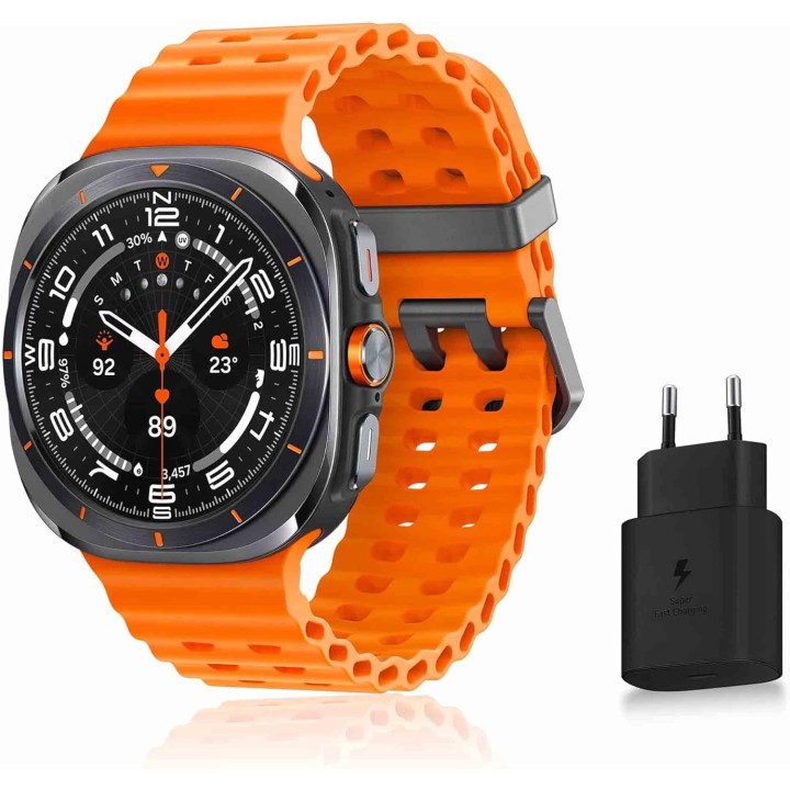 Montre connectée Galaxy Watch Ultra titane 47 mm – GPS précis, autonomie longue, santé