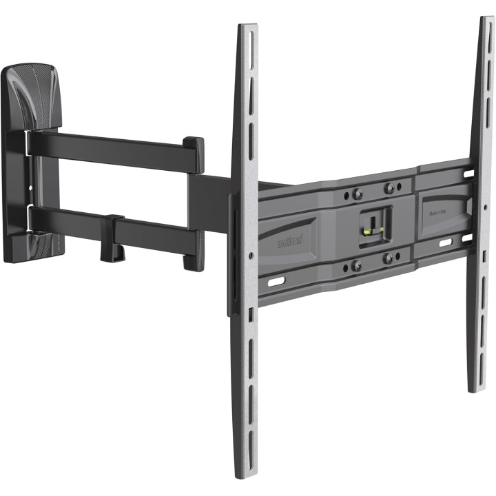 Support mural TV double bras articulé 40''-82'' - Métal noir - Meliconi