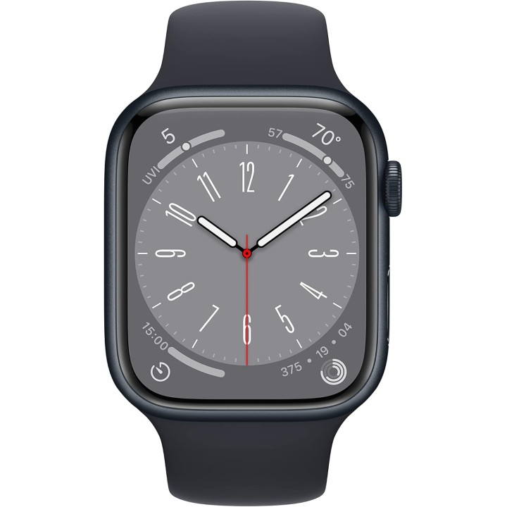 Montre connectée Apple Series 8 GPS + Cellular - 45 mm aluminium Midnight