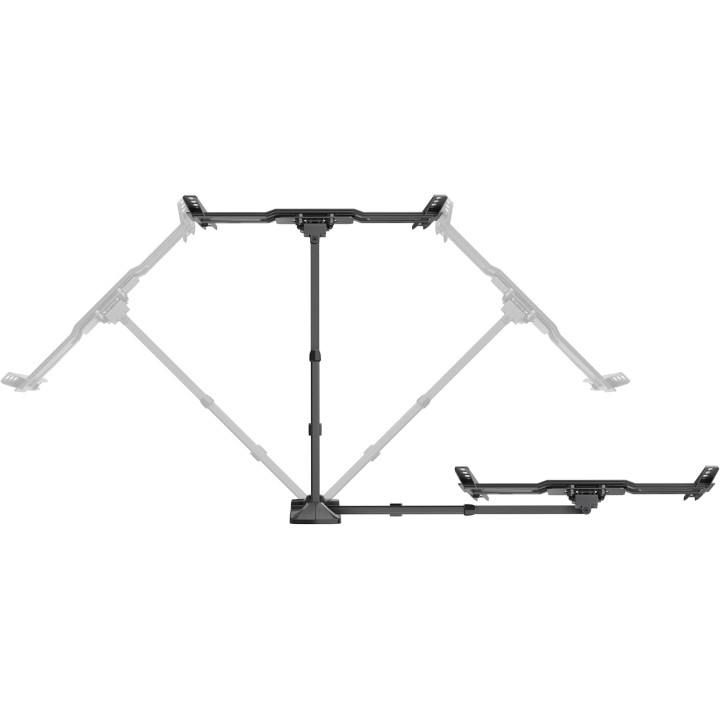 Support mural TV double bras articulé 40''-82'' - Métal noir - Meliconi