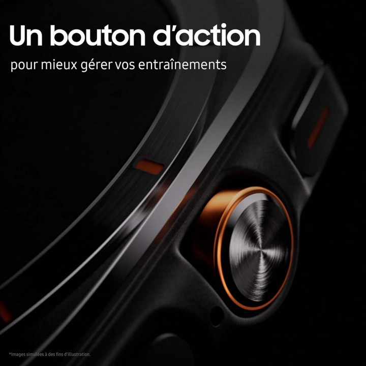 Montre connectée Galaxy Watch Ultra titane 47 mm – GPS précis, autonomie longue, santé