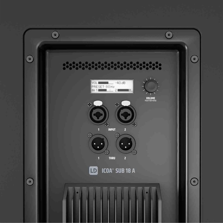 Caisson de graves actif 18 pouces 600W LD Systems ICOA Sub 18 A