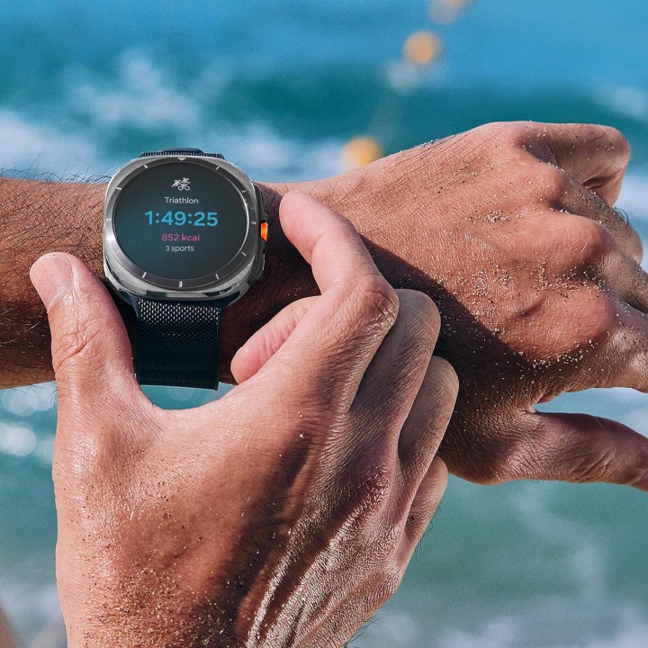 Montre connectée Galaxy Watch Ultra titane 47 mm – GPS précis, autonomie longue, santé