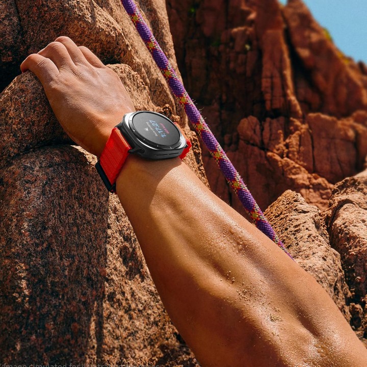 Montre connectée Galaxy Watch Ultra titane 47 mm – GPS précis, autonomie longue, santé