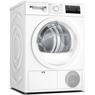 Sèche-linge à condensation frontal 8 kg Bosch - Inox blanc