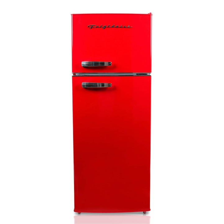 Réfrigérateur 1 porte rétro congélateur 315L rouge pose libre - BRANDT BVL7260SR