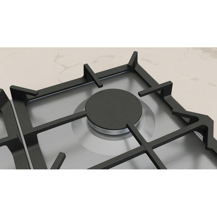 Plaque de cuisson gaz 4 foyers 60 cm FlameSelect fonte supports lavables NEFF