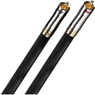 Câble subwoofer RCA 2m cuivre OCC blindage double - Real Cable Cheverny II-SUB