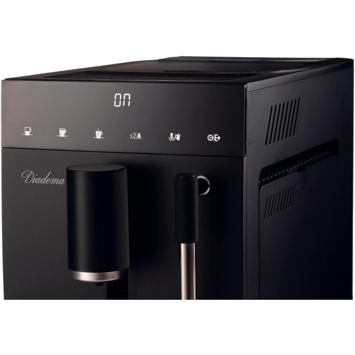Cafetière espresso automatique 19 bars LED 1L fonction cappuccino Ariete noir
