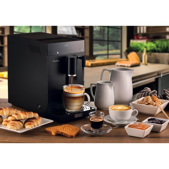 Cafetière espresso automatique 19 bars LED 1L fonction cappuccino Ariete noir