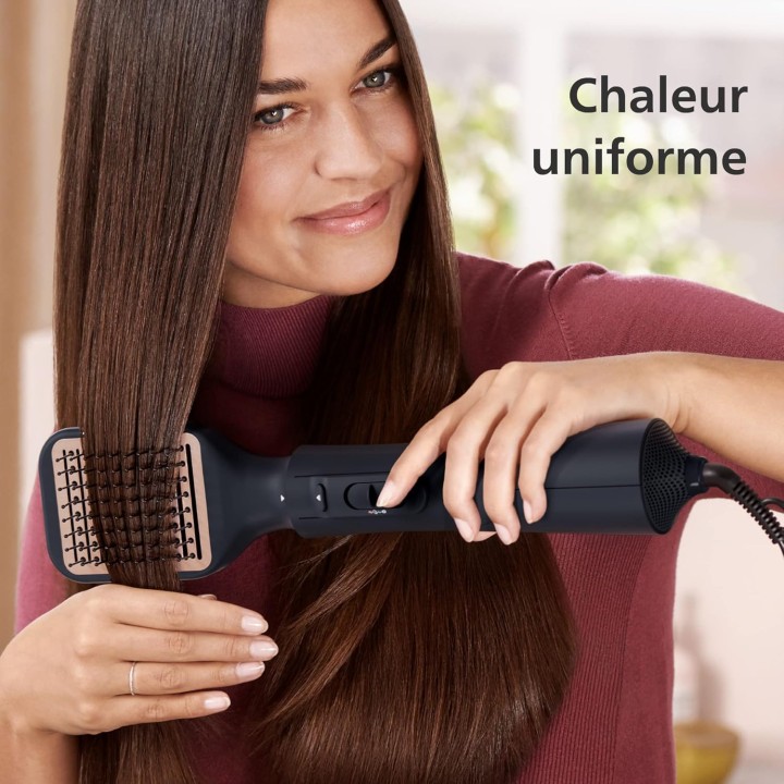 Brosse soufflante Philips Série 5000 - Ionique, céramique, 5 accessoires, volume & brillance