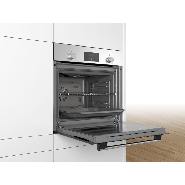 Four encastrable multifonction Bosch - Chaleur tournante 3D - Finition noire