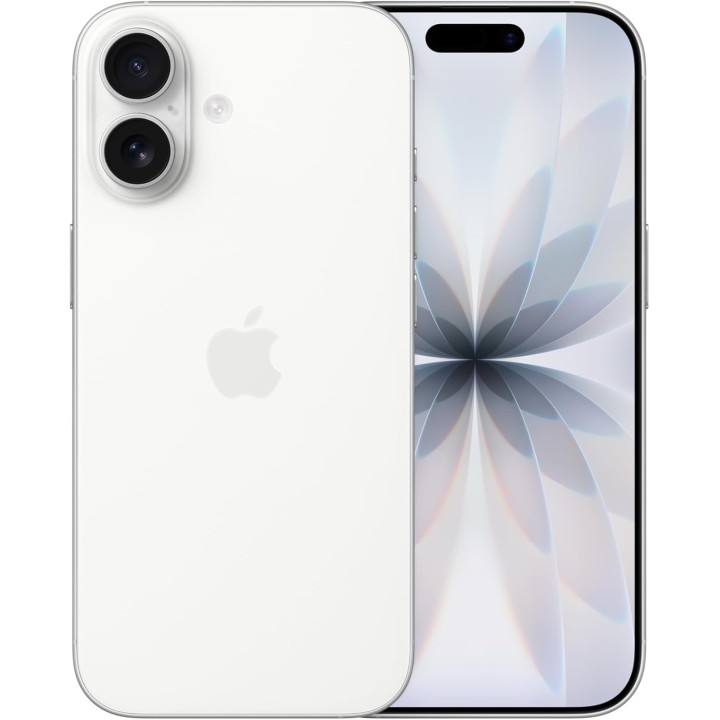 iPhone 17 256 Go blanc - écran 6,3'' ProMotion, puce A19, double caméra 48MP, batterie longue durée