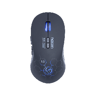 Souris gaming sans fil NACON PCGM-180 - RGB - 2200 DPI - 6 boutons - Noir