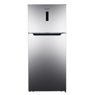 Réfrigérateur combiné No Frost inox 415L Brandt BFD7870NX - silencieux 2 portes