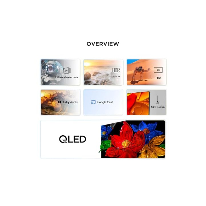 TV QLED 43 pouces TCL 43S51K - Smart TV Google