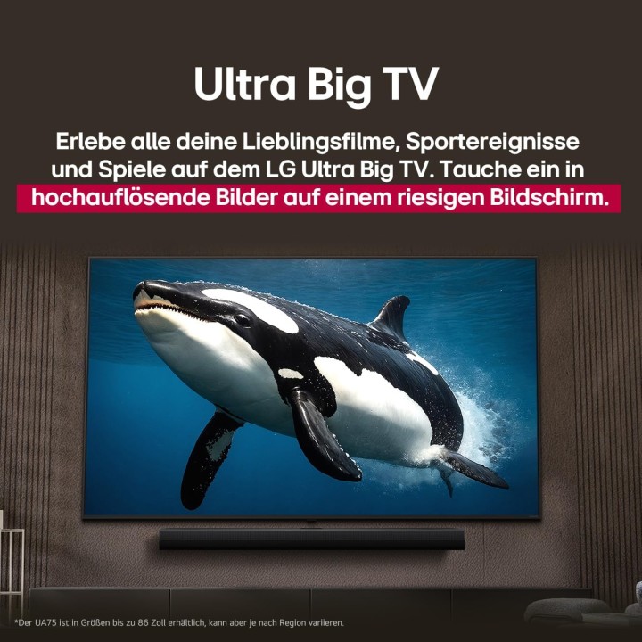 TV LCD/LED 4K UHD 43 pouces LG 43UA75006LA Smart TV