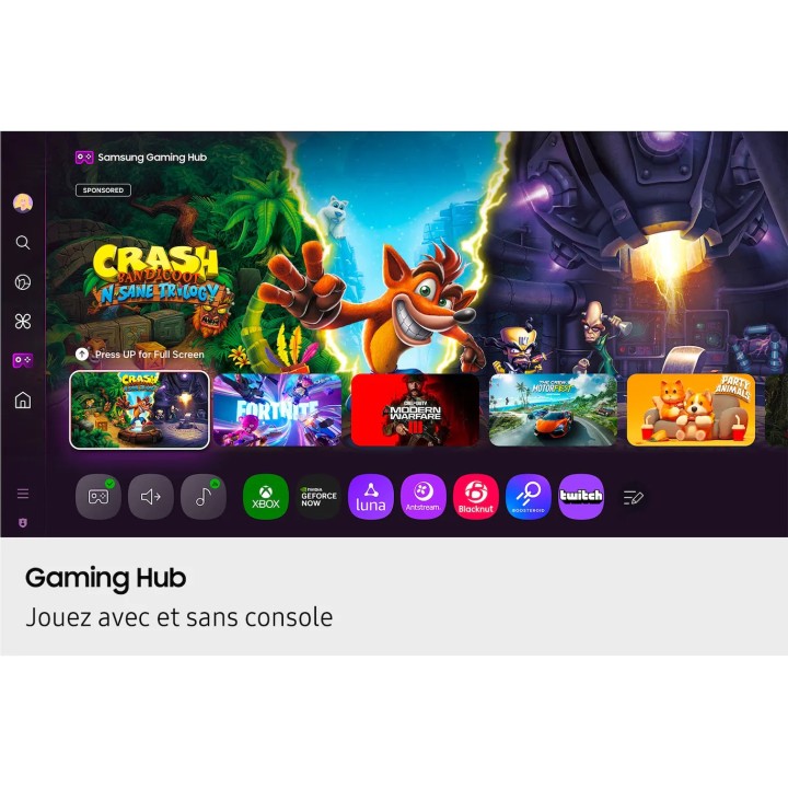 TV LCD/LED 65 pouces 4K Samsung TU65U7025FK Smart TV