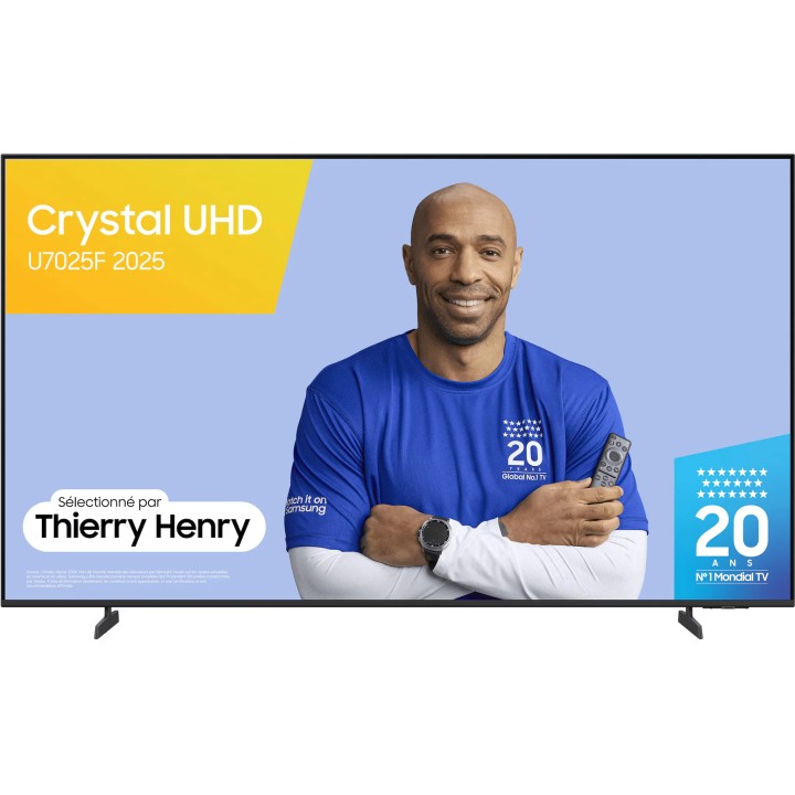 TV LCD/LED 65 pouces 4K Samsung TU65U7025FK Smart TV
