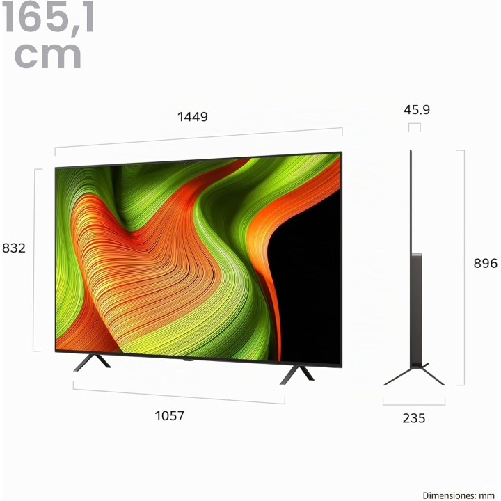 TV OLED 65 pouces 4K LG OLED65B56LA Smart TV