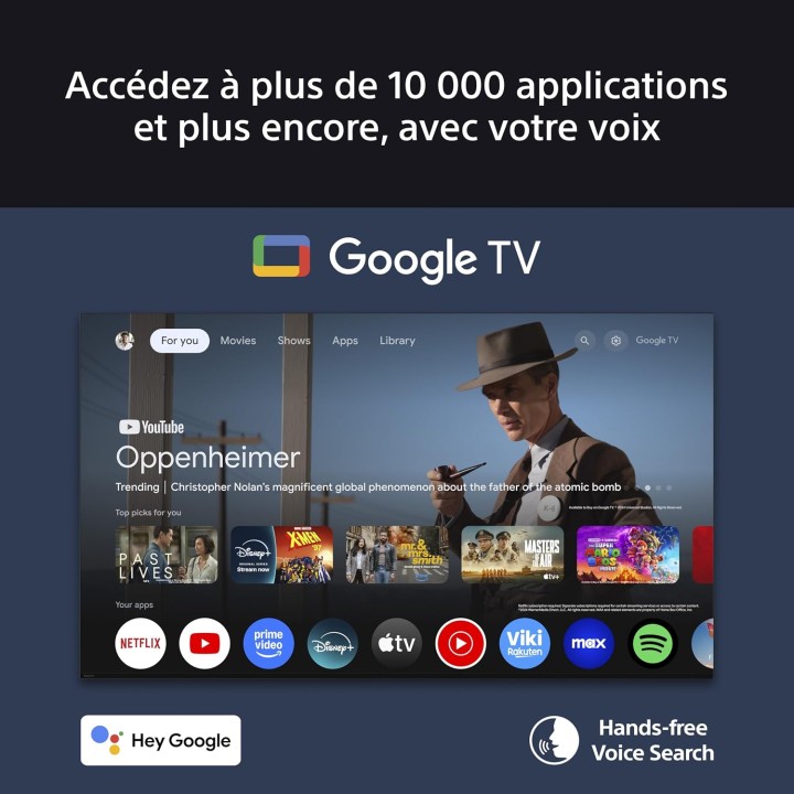 TV LCD/LED 4K 65 pouces SONYK65S35B - Smart TV