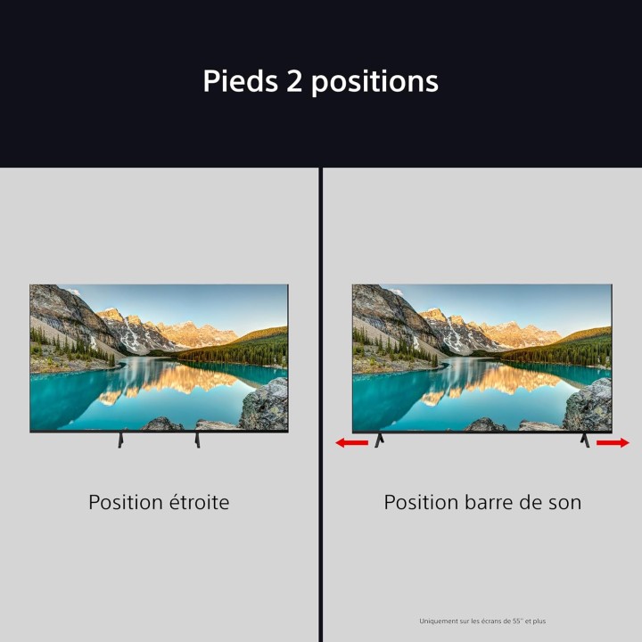 TV LCD/LED 4K 65 pouces SONYK65S35B - Smart TV