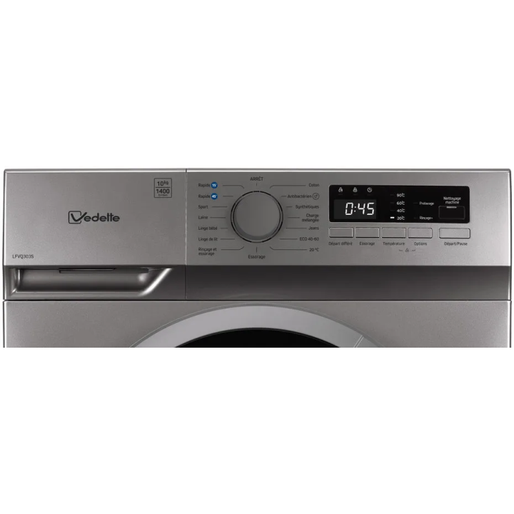 Lave-linge frontal silver - VEDETTE LFVQ303S