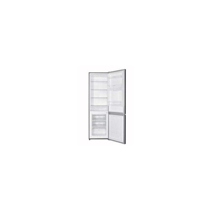 Réfrigérateur double porte No Frost 260L 55cm Gris - BRANDT BFD6650NX