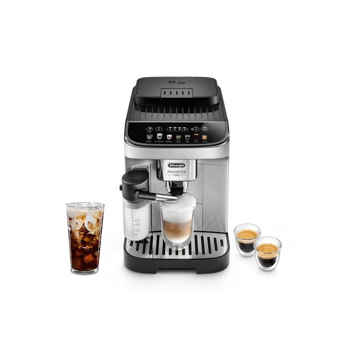 Machine à expresso automatique De'Longhi Magnifica Evo - Café moulu - Noir/Argent