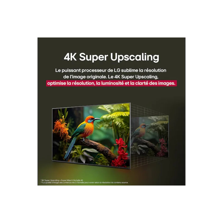 TV LCD/LED 4K 55 pouces LG 55UA75006LA - Smart TV