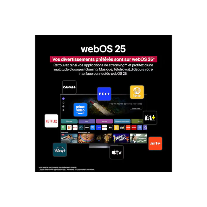 TV LCD/LED 4K 55 pouces LG 55UA75006LA - Smart TV