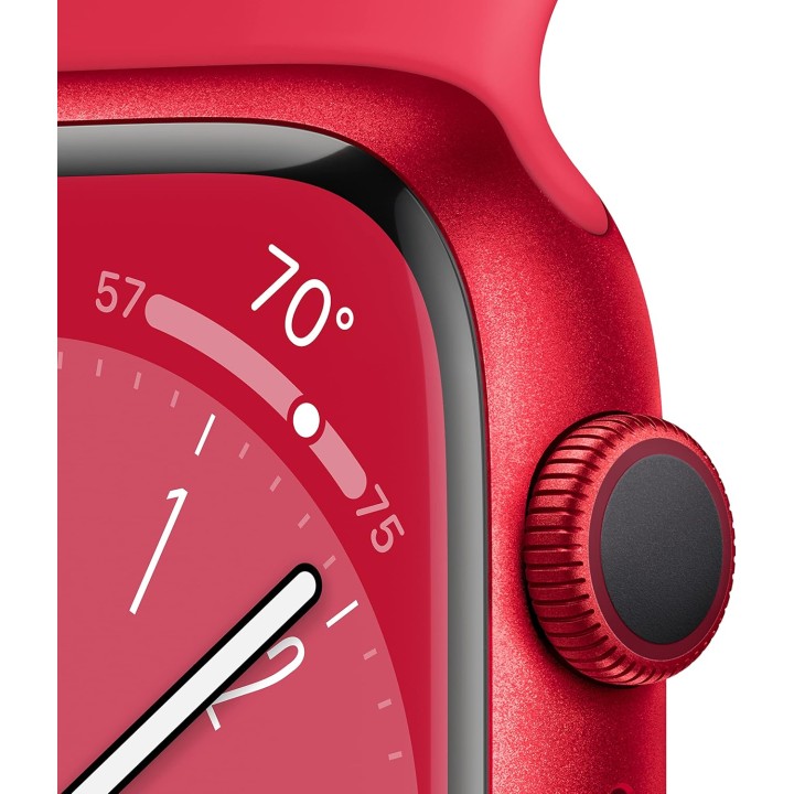 Montre connectée Apple Series 8 GPS 41mm aluminium - édition (PRODUCT) RED sport