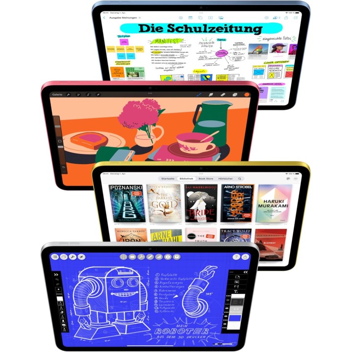 iPad Apple 11" Liquid Retina 256 Go Wi-Fi 6 bleu – Puce A16 et Touch ID