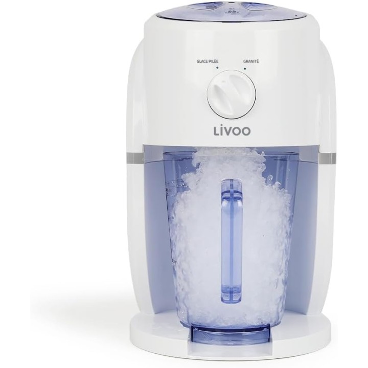 Appareil 2 en 1 granités et glace pilée - 1,1L, 250g/min, Livoo DOM430