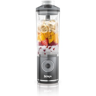 Blender portable Ninja Blast Max 570 ml - 3 modes, rechargeable USB, gris
