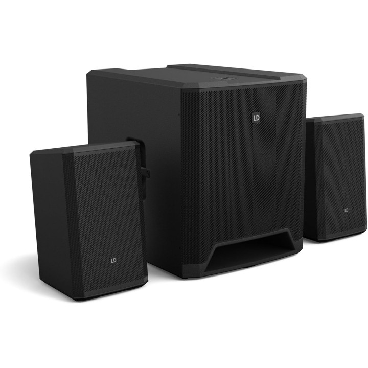 Système de sonorisation 2.1 amplifié 4000 W - Subwoofer 18" LD Systems