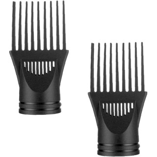 Peigne adaptateur universel pour sèche-cheveux - Lot de 2 - Noir - Professionnel