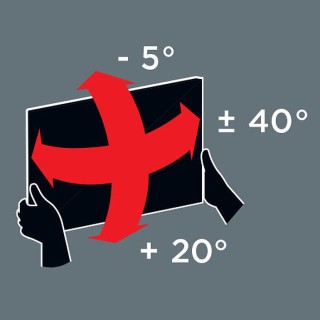 Support mural TV ultra fin 50-82'' Meliconi GhostSlim R600 Plus - Charge 30 kg