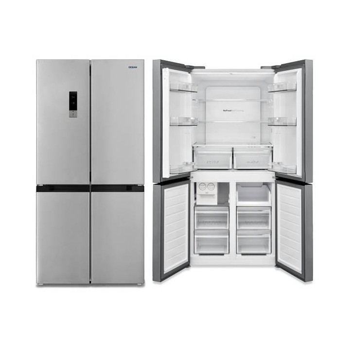 Réfrigérateur No Frost argent OCEAN OC500 - Technologie sans givre